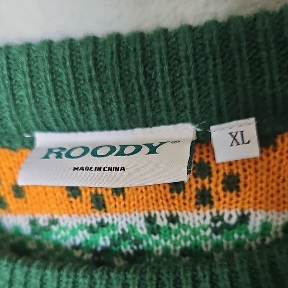 Roody Brewery X Men's Vibrant Festive Christmas Sweater Size XL - Picture 2 of 7